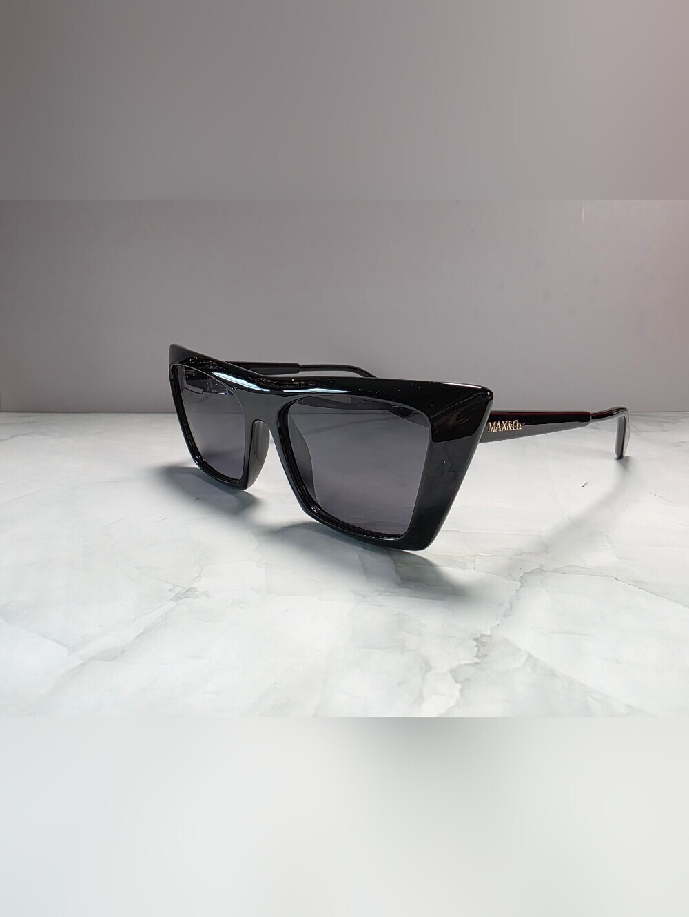 MAX&Co. MO0122 Black Cat Eye Sunglasses